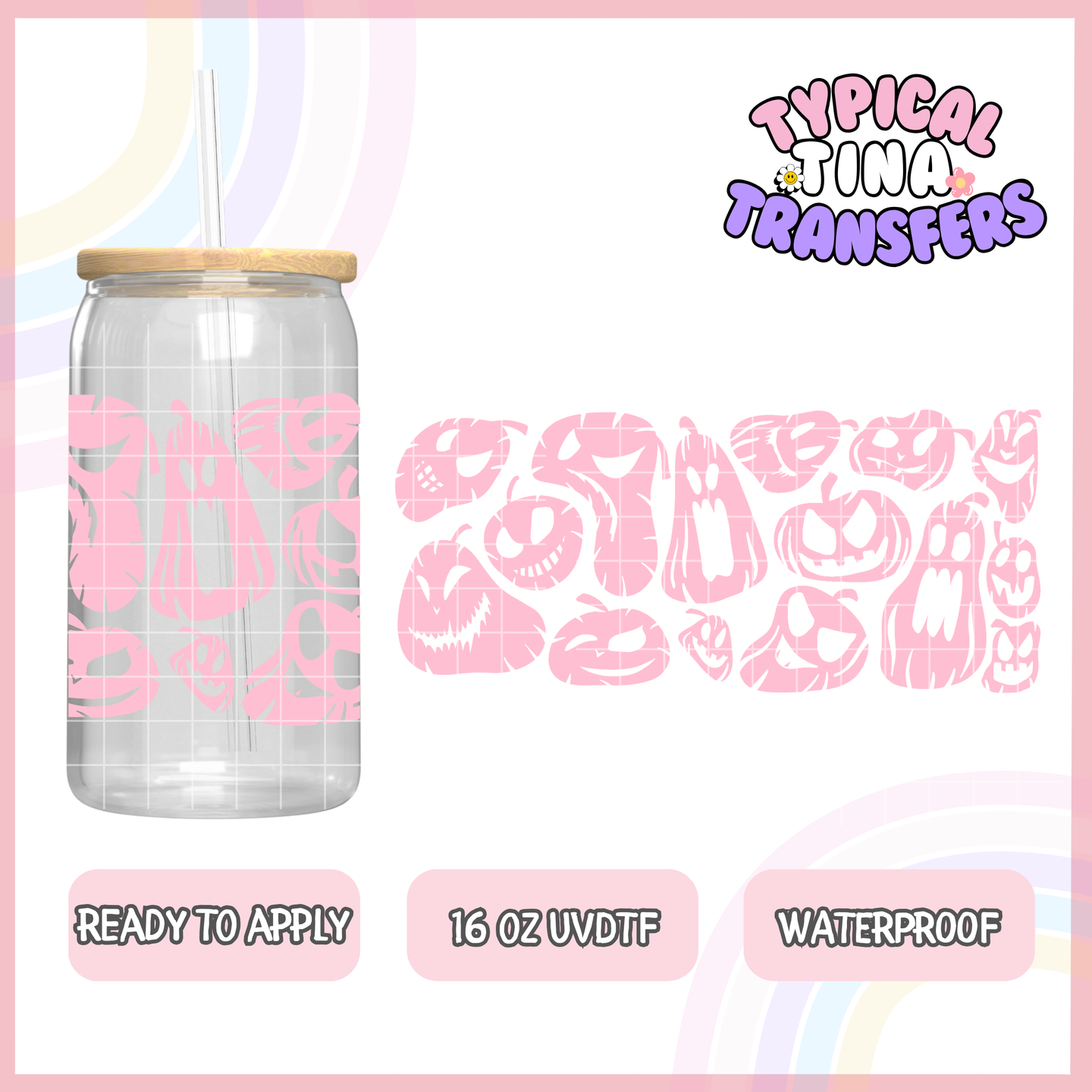 UVDTF #1433 | 16oz UVDTF Wrap | POD